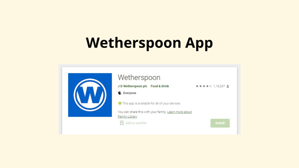 wetherspoon app